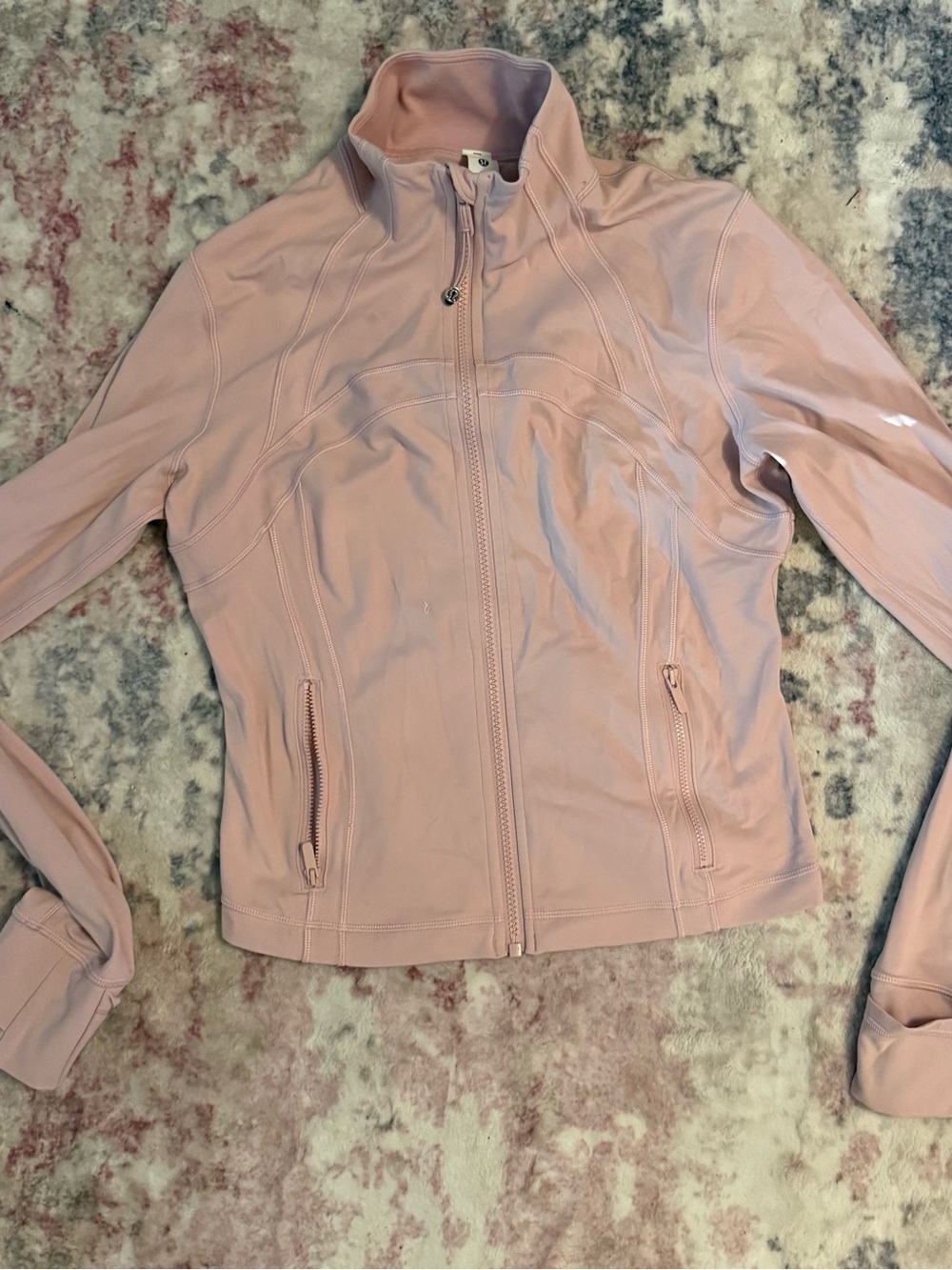 Women’s Pink Zip-Up Active Jacket plus leggings